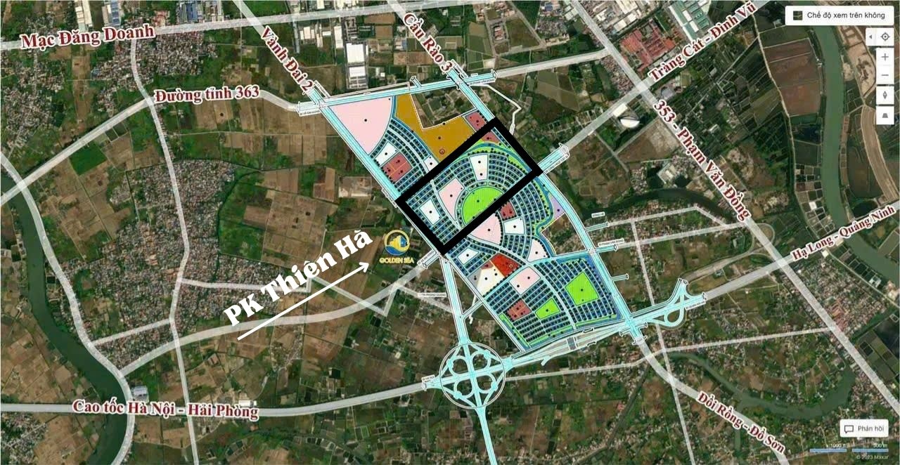 Vị trí PK Thiên Hà Vin Dương Kinh