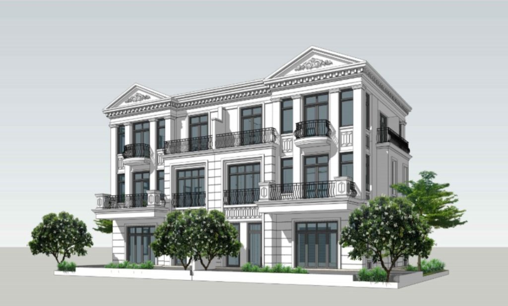 Phối cảnh biệt thự Vinhomes Dương Kinh