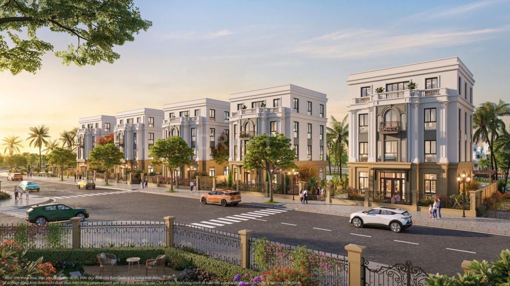 Phong cách thiết kế biệt thự Phân khu Mặt Trăng Vinhomes Dương Kinh