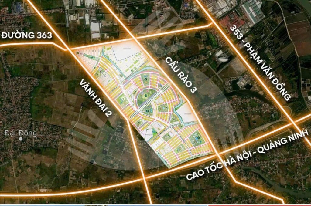 Vị Trí Dự Án Chung Cư Vinhomes Dương Kinh