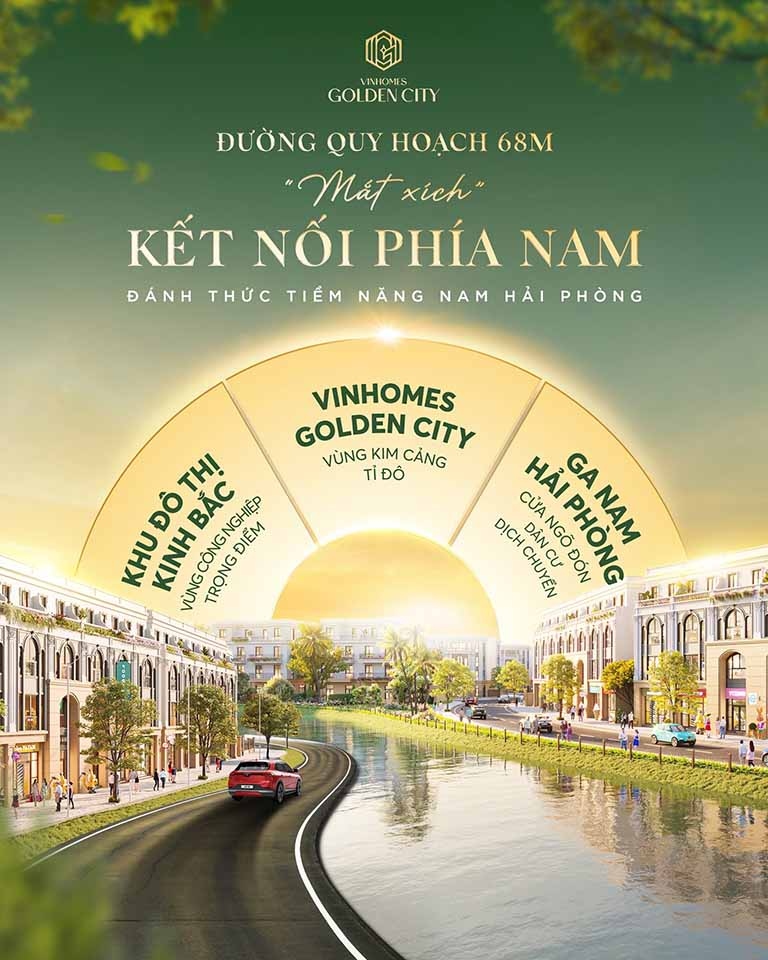 Đường quy hoạch 68m | “Mắt xích” kết nối phía Nam Hải Phòng